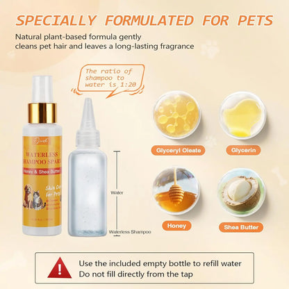 SteamGlow Pet Grooming Brush